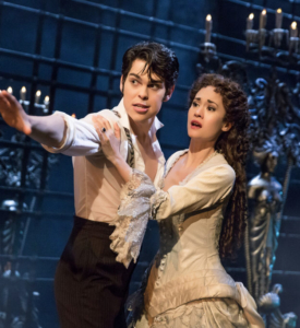 Rodney Ingram and Ali Ewoldt in Phantom of the Opera on Broadway. photo: Matthew Murphy