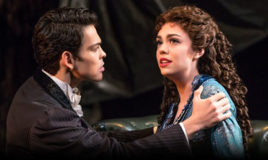Rodney Ingram and Kaley Ann Voorhees in Phantom of the Opera on Broadway